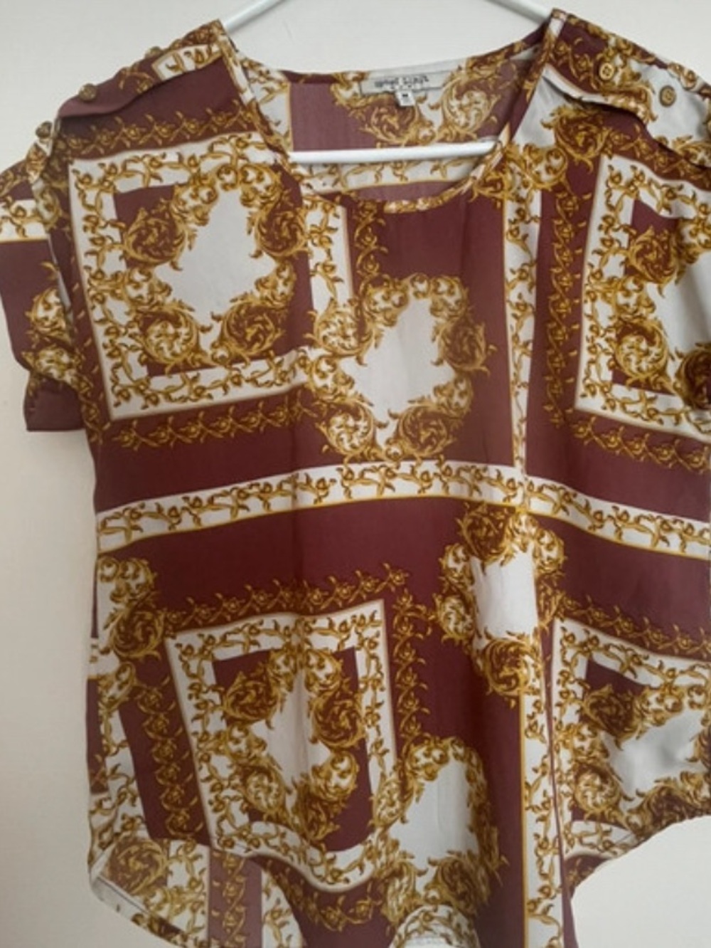 Vintage Y2K Pull Over Blouse